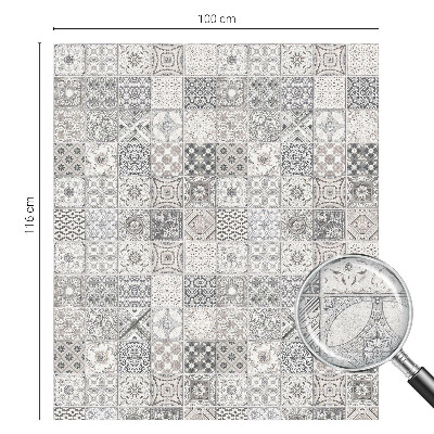 Pieninė plėvelė langams su raštu Plytelių raštai