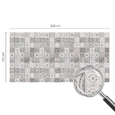 Pieninė plėvelė langams su raštu Plytelių raštai