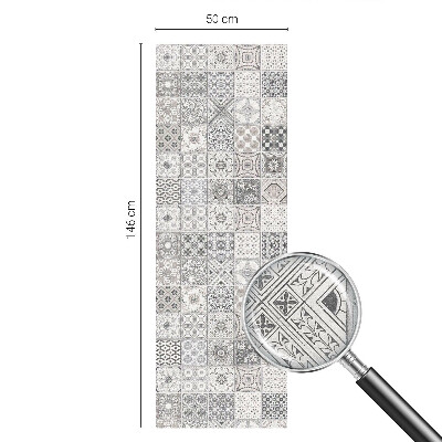 Pieninė plėvelė langams su raštu Plytelių raštai