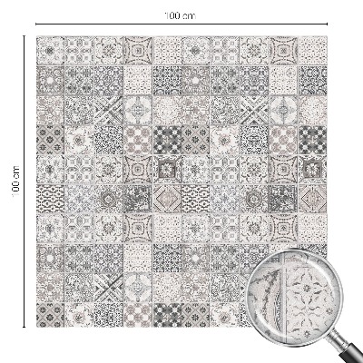 Pieninė plėvelė langams su raštu Plytelių raštai