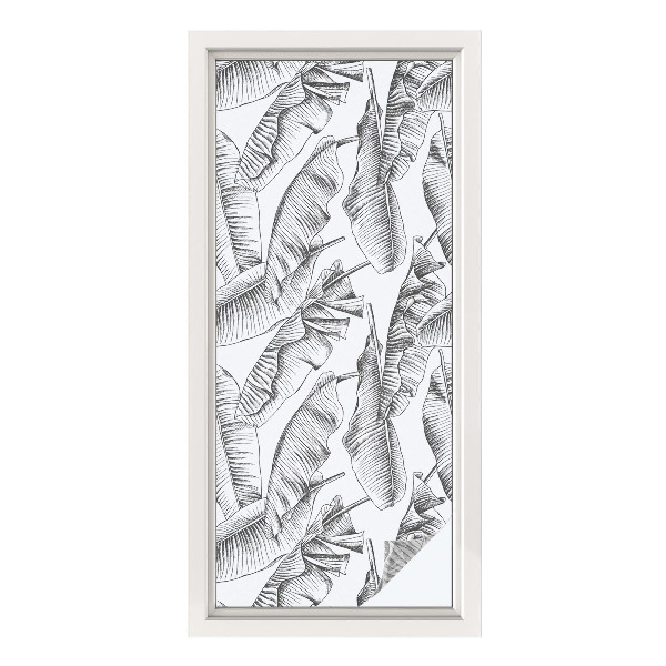 Plėvelė langams privatumui vitražas Tropiniai lapai