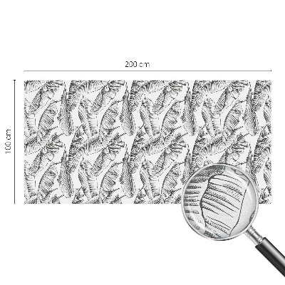 Plėvelė langams privatumui vitražas Tropiniai lapai