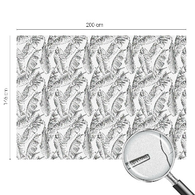 Plėvelė langams privatumui vitražas Tropiniai lapai