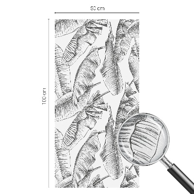 Plėvelė langams privatumui vitražas Tropiniai lapai