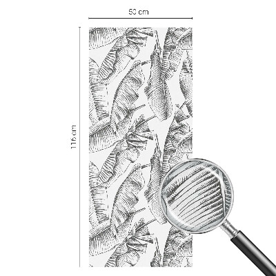 Plėvelė langams privatumui vitražas Tropiniai lapai