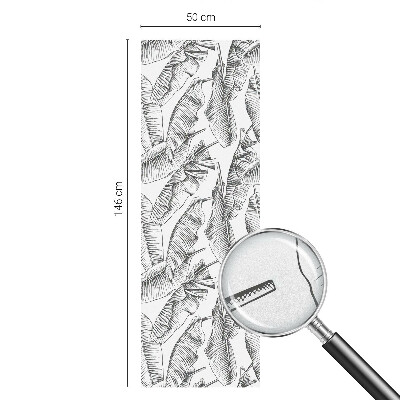 Plėvelė langams privatumui vitražas Tropiniai lapai