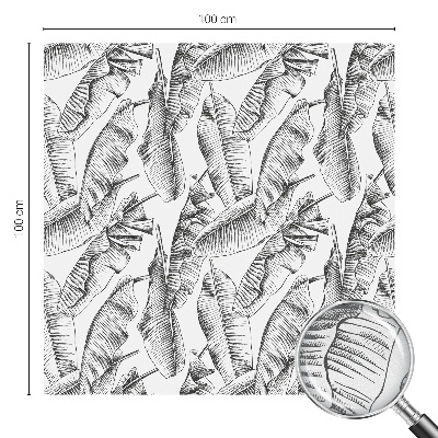 Plėvelė langams privatumui vitražas Tropiniai lapai
