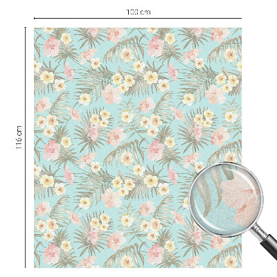 Pieninė plėvelė langams su raštu Atogrąžų raštas