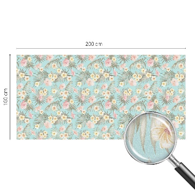 Pieninė plėvelė langams su raštu Atogrąžų raštas