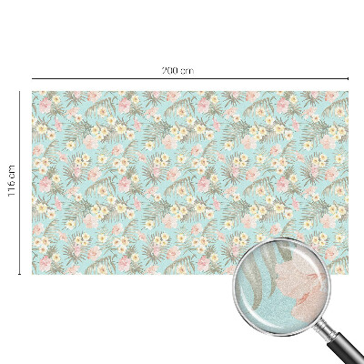 Pieninė plėvelė langams su raštu Atogrąžų raštas