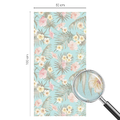 Pieninė plėvelė langams su raštu Atogrąžų raštas