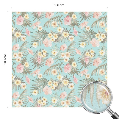 Pieninė plėvelė langams su raštu Atogrąžų raštas