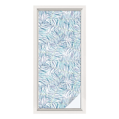 Nepermatoma plėvelė langams Botaninis raštas