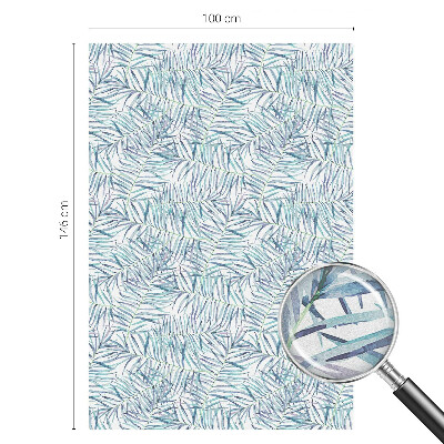 Nepermatoma plėvelė langams Botaninis raštas