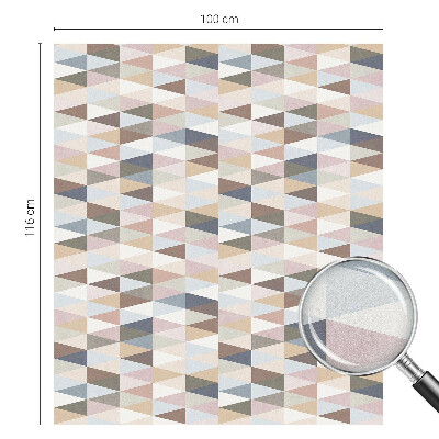 Matinė plėvelė langams su vitražo efektu Pastelinė simetrija