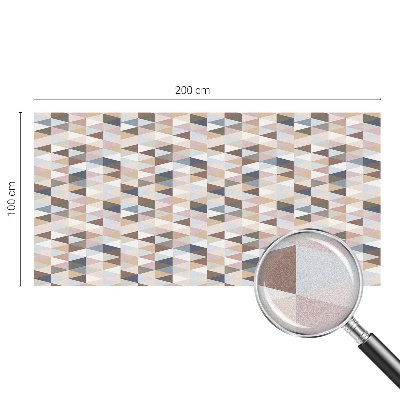 Matinė plėvelė langams su vitražo efektu Pastelinė simetrija