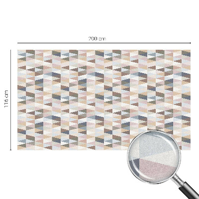 Matinė plėvelė langams su vitražo efektu Pastelinė simetrija