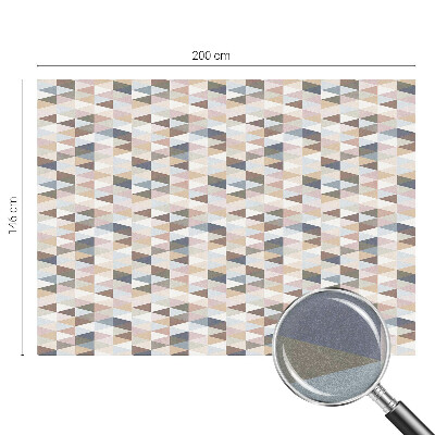 Matinė plėvelė langams su vitražo efektu Pastelinė simetrija