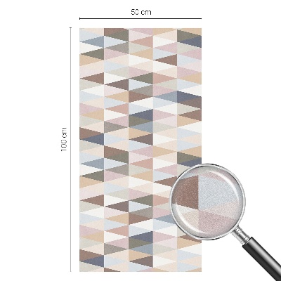 Matinė plėvelė langams su vitražo efektu Pastelinė simetrija