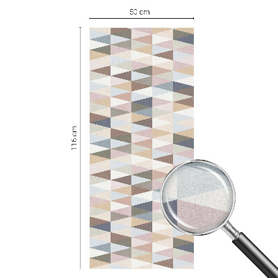 Matinė plėvelė langams su vitražo efektu Pastelinė simetrija