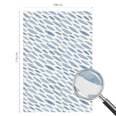 Matinė klijuojama plėvelė langams Mėlyni potėpiai