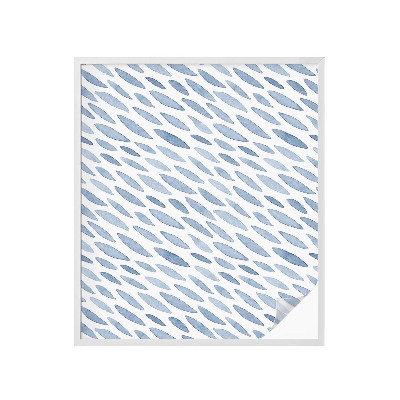 Matinė klijuojama plėvelė langams Mėlyni potėpiai