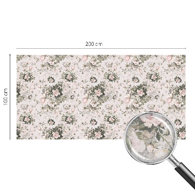 Nepermatoma plėvelė langams Gėlių grožis