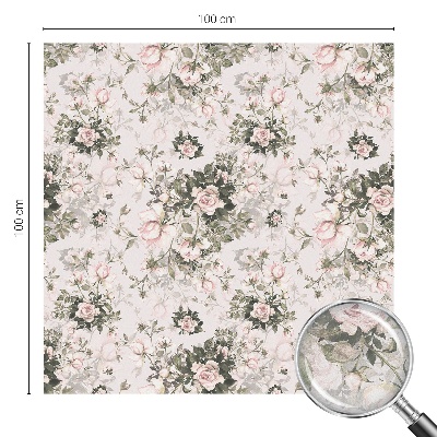 Nepermatoma plėvelė langams Gėlių grožis