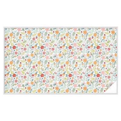 Pieninė plėvelė langams su raštu Gėlių raštas