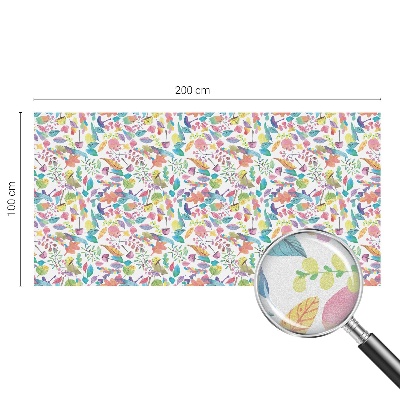 Matinė klijuojama plėvelė langams Spalvinga kompozicija