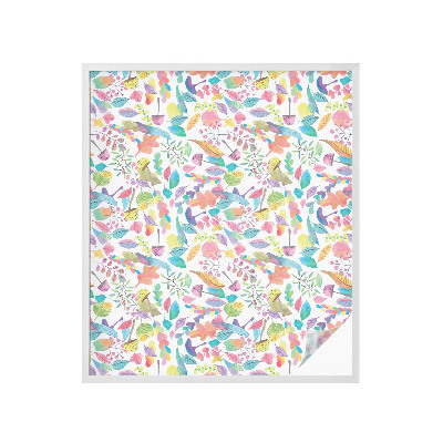 Matinė klijuojama plėvelė langams Spalvinga kompozicija