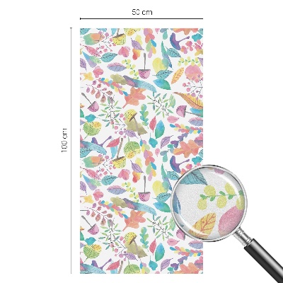 Matinė klijuojama plėvelė langams Spalvinga kompozicija