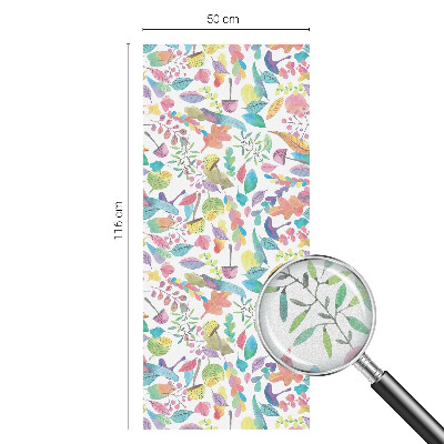 Matinė klijuojama plėvelė langams Spalvinga kompozicija