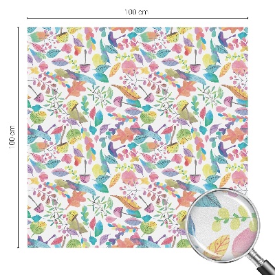 Matinė klijuojama plėvelė langams Spalvinga kompozicija