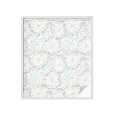 Matinė plėvelė langams su vitražo efektu Subtilūs plunksnos