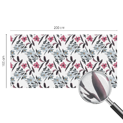 Pieninė plėvelė langams su raštu Gėlių raštas