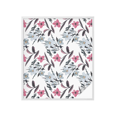 Pieninė plėvelė langams su raštu Gėlių raštas