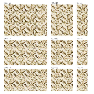 Matinė plėvelė langams su vitražo efektu Tropiniai augalai