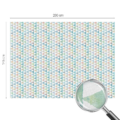 Nepermatoma plėvelė langams Geometriniai trikampiai