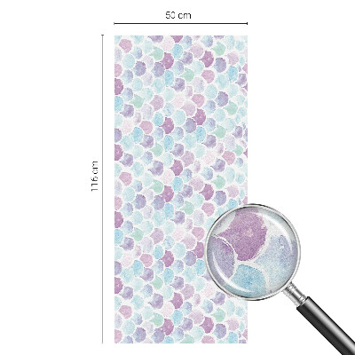 Matinė plėvelė langams su vitražo efektu Pasteliniai taškeliai