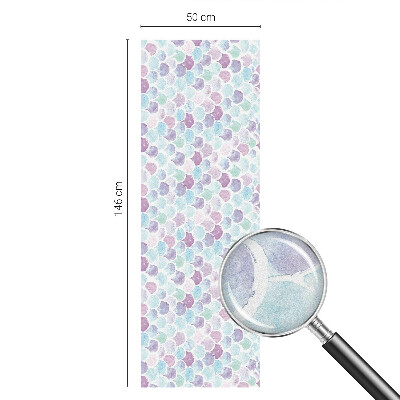 Matinė plėvelė langams su vitražo efektu Pasteliniai taškeliai