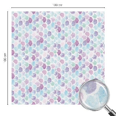 Matinė plėvelė langams su vitražo efektu Pasteliniai taškeliai