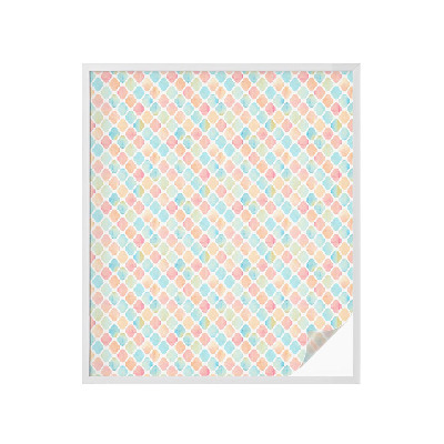 Plėvelė langams privatumui vitražas Spalvingos akvarelės