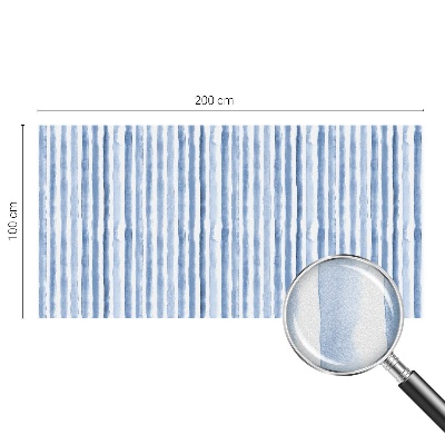 Matinė plėvelė langams su vitražo efektu Mėlynos juostelės