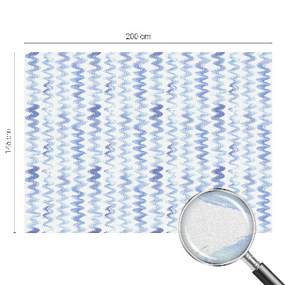 Matinė klijuojama plėvelė langams Mėlynos bangos
