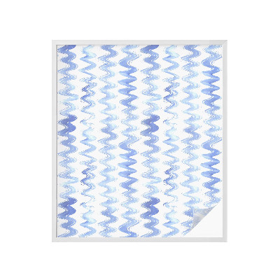 Matinė klijuojama plėvelė langams Mėlynos bangos