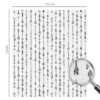 Nepermatoma plėvelė langams Geometrinės rodyklės