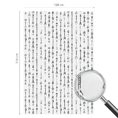 Nepermatoma plėvelė langams Geometrinės rodyklės