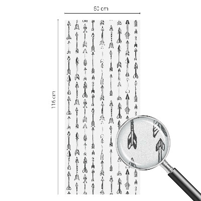 Nepermatoma plėvelė langams Geometrinės rodyklės