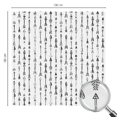 Nepermatoma plėvelė langams Geometrinės rodyklės